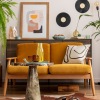 Styled boho living room